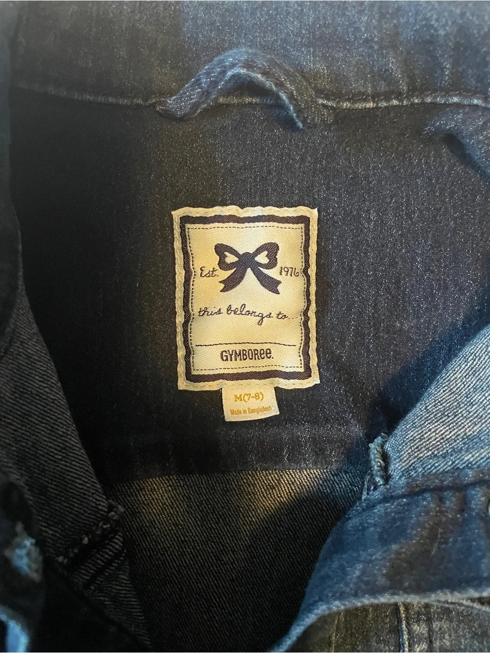 Gymboree Girls' Dark Blue Denim Jacket
